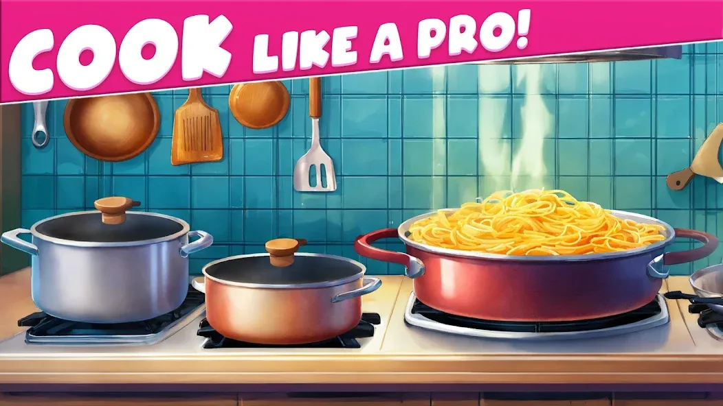 Cooking Taste Restaurant Games  [МОД Много денег] Screenshot 1