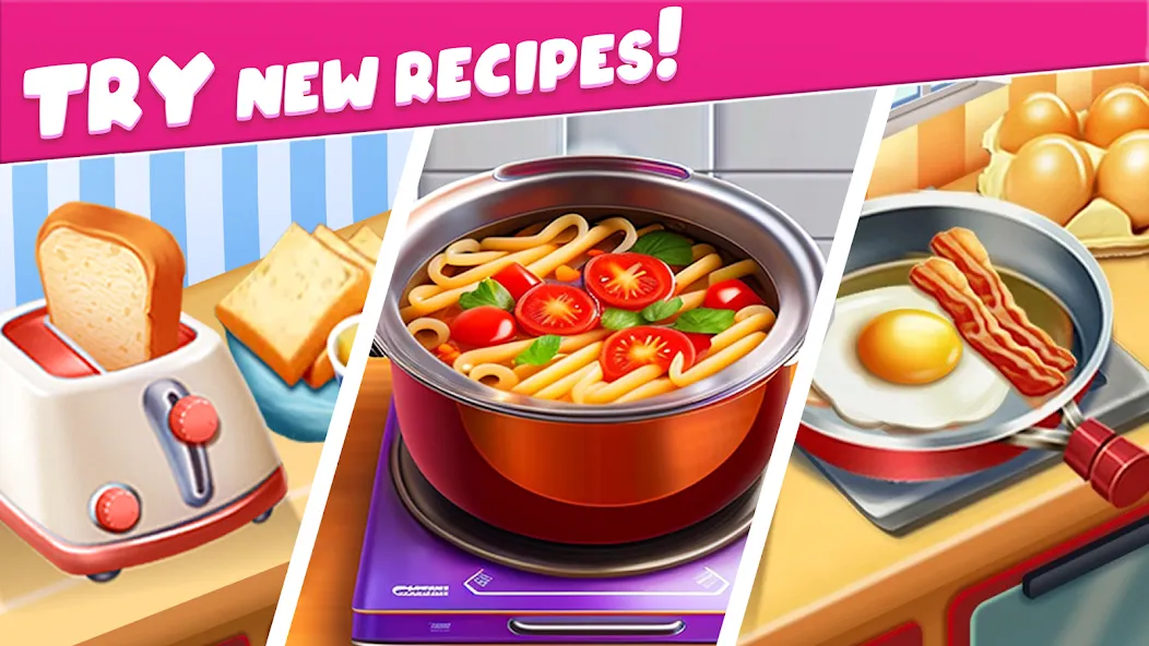 Cooking Taste Restaurant Games  [МОД Много денег] Screenshot 2