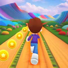 Взломанная Subway Craft: Fun Runner (Фан Раннер)  [МОД Много монет] - последняя версия apk на Андроид