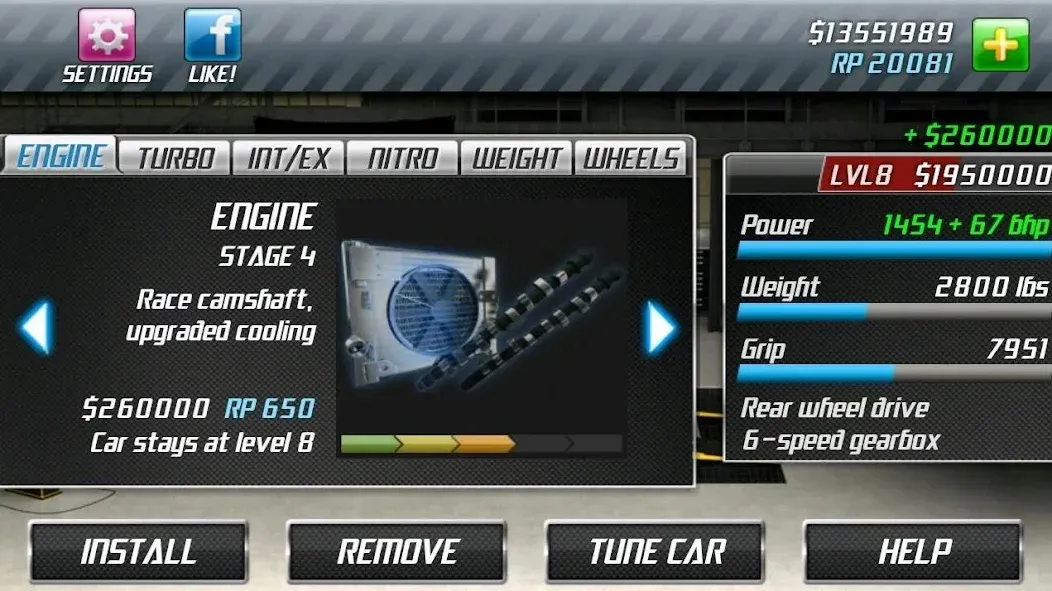 Drag Racing (Драгрейсинг)  [МОД Unlimited Money] Screenshot 3