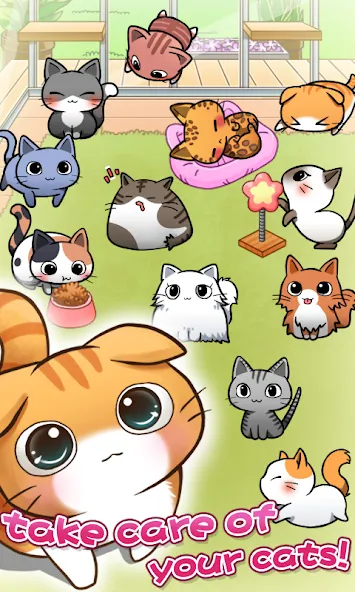 Cat Room - Cute Cat Games (Кэт Рум)  [МОД Menu] Screenshot 2