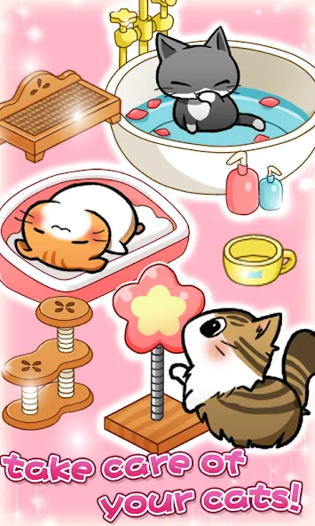 Cat Room - Cute Cat Games (Кэт Рум)  [МОД Menu] Screenshot 3