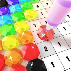 Взломанная Diamond Painting by Number (Даймонд пейнтинг по номерам)  [МОД Много денег] - стабильная версия apk на Андроид