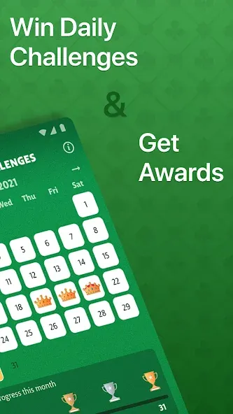 Solitaire - Classic Card Game (Солитер)  [МОД Unlimited Money] Screenshot 3