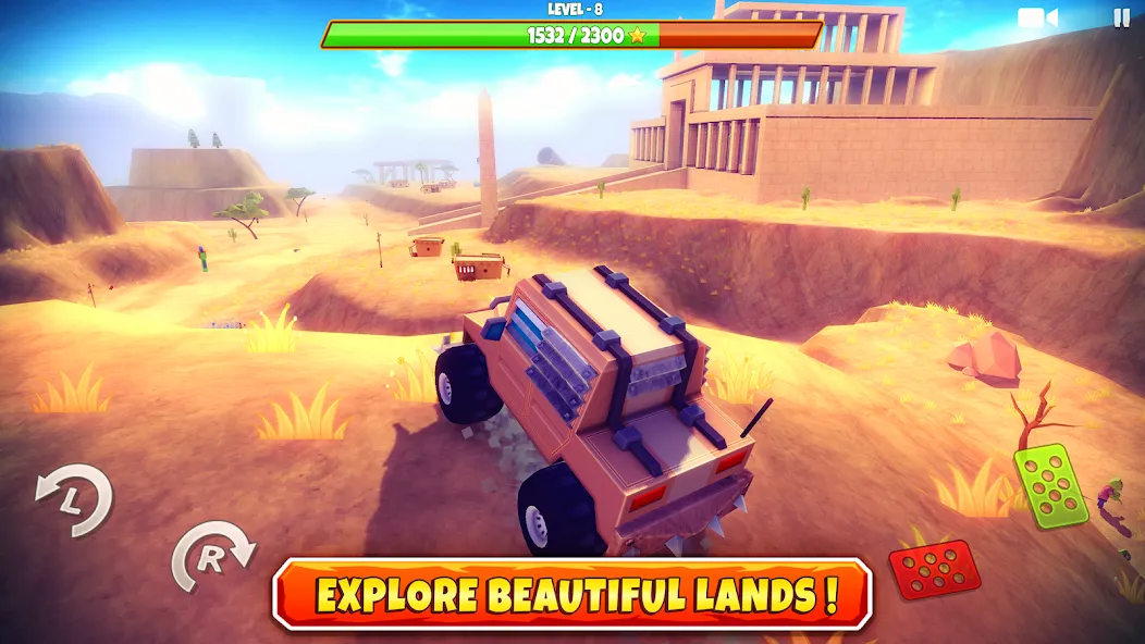 Zombie Offroad Safari (Зомби оффроуд сафари)  [МОД Много монет] Screenshot 1