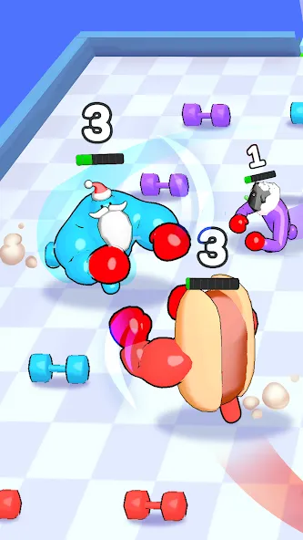 Punchy Race: Run & Fight Game (Панчи Рейс)  [МОД Mega Pack] Screenshot 4