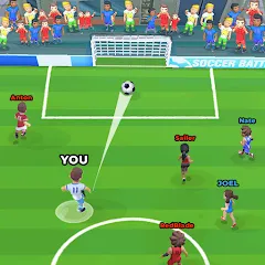 Скачать взлом Soccer Battle -  PvP Football  [МОД Бесконечные деньги] - последняя версия apk на Андроид
