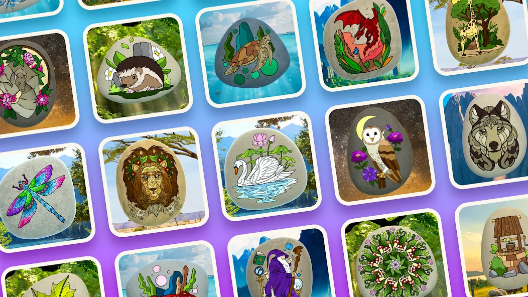 Rock Art - 3D Color by Number (Рок Арт)  [МОД Бесконечные деньги] Screenshot 1