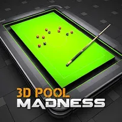 Скачать взлом 3D Pool Madness (Пул Безумие)  [МОД Все открыто] - полная версия apk на Андроид