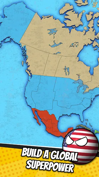 e-Sim Countryball Be President  [МОД Бесконечные монеты] Screenshot 1