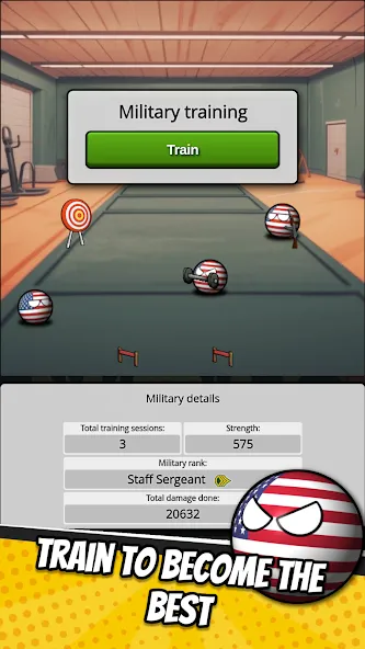 e-Sim Countryball Be President  [МОД Бесконечные монеты] Screenshot 5