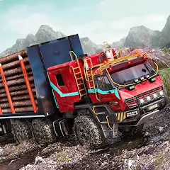 Взломанная Offroad Mud Truck Driving Sim  [МОД Все открыто] - последняя версия apk на Андроид