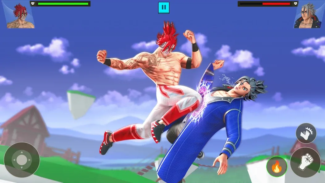 Anime Fighting Game (Аниме Файтинг Гейм)  [МОД Бесконечные монеты] Screenshot 1