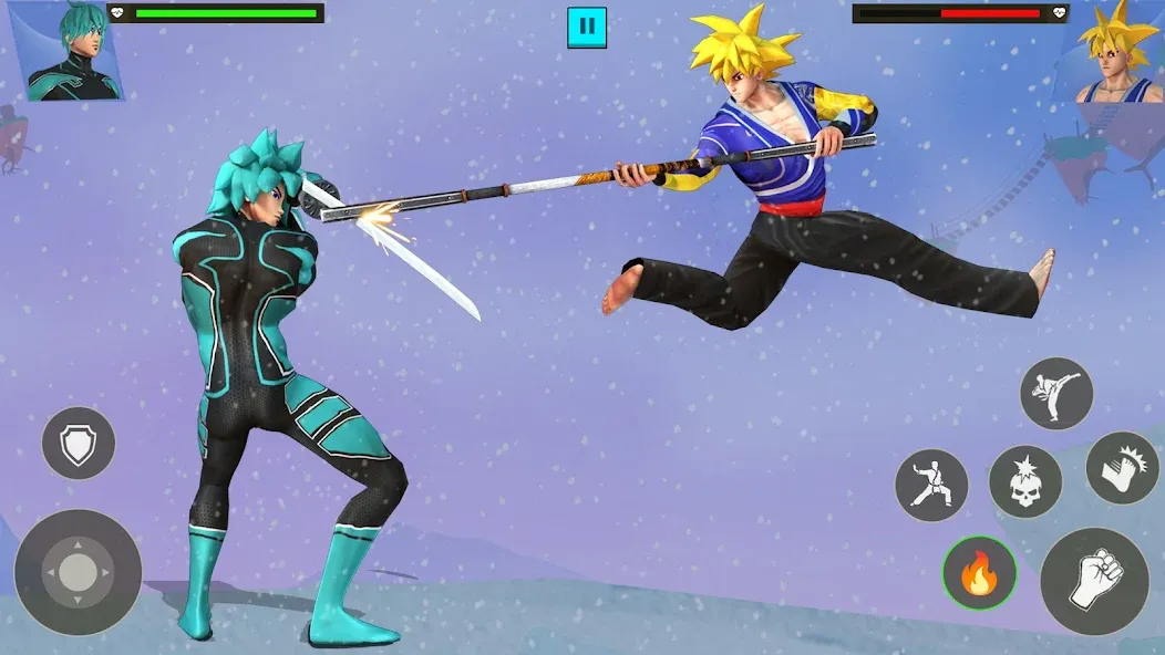 Anime Fighting Game (Аниме Файтинг Гейм)  [МОД Бесконечные монеты] Screenshot 5