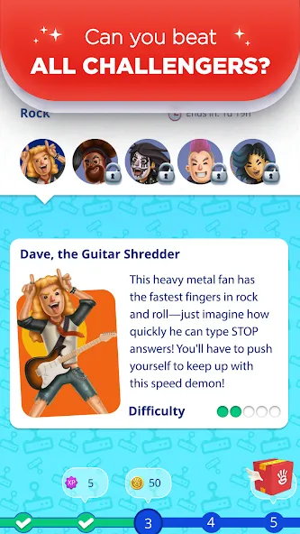 Stop 2 - Word Trivia Game  [МОД Unlocked] Screenshot 3