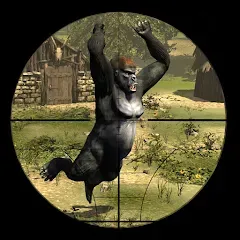 Скачать взлом Gorilla Hunter: Hunting games (Горилла Хантер)  [МОД Mega Pack] - последняя версия apk на Андроид
