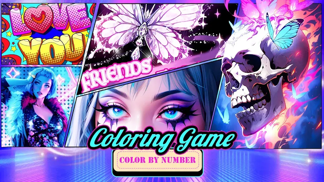 Coloring Games-Color By Number  [МОД Menu] Screenshot 1