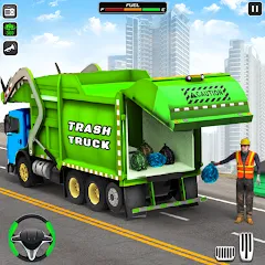 Скачать взлом Trash Truck Games Simulator 3D  [МОД Все открыто] - последняя версия apk на Андроид