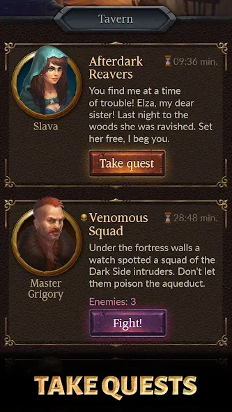 Age of Revenge: Turn Based RPG (Эйдж оф Ревендж)  [МОД Все открыто] Screenshot 4