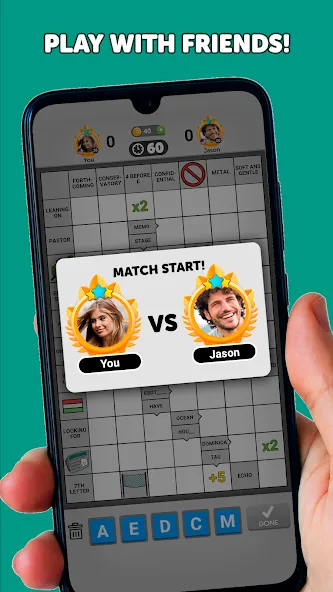 Wordgrams - Crossword & Puzzle (Вордграмс)  [МОД Бесконечные монеты] Screenshot 4