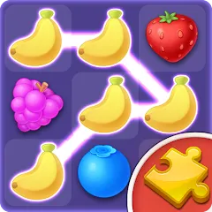Взломанная Jigsaw: Fruit Link Blast (Джигсоу)  [МОД Бесконечные монеты] - стабильная версия apk на Андроид