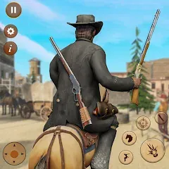 Скачать взлом West Cowboy Shooting Games 3D  [МОД Все открыто] - последняя версия apk на Андроид