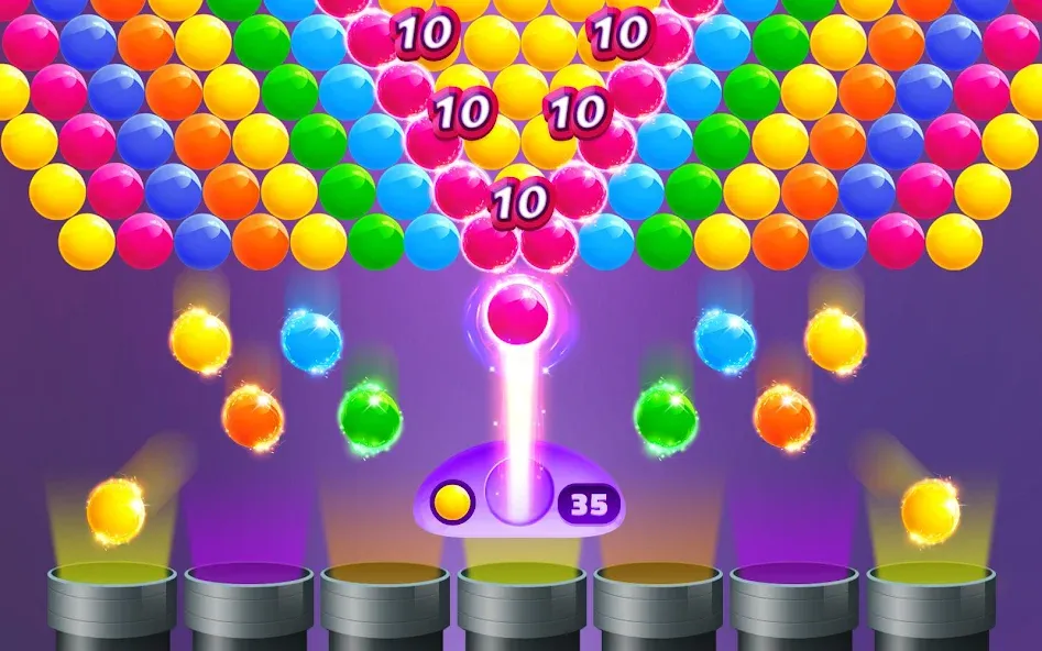 Action Bubble Game (Экшн Бабл Игра)  [МОД Много денег] Screenshot 1