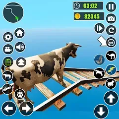 Взлом Epic Cow Ramp Rush Run Game  [МОД Много монет] - стабильная версия apk на Андроид