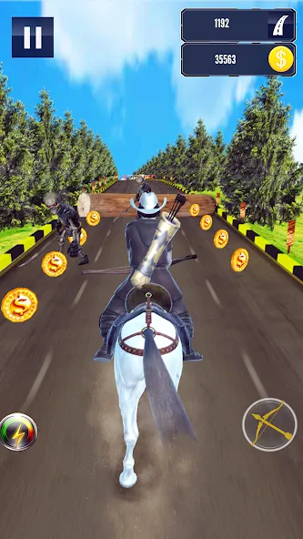 Cowboy Horse Run  [МОД Много монет] Screenshot 1