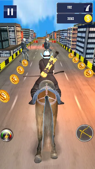 Cowboy Horse Run  [МОД Много монет] Screenshot 5
