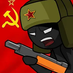 Скачать взломанную Stickman WW2 (Стикмэн Вторая Мировая война)  [МОД Mega Pack] - последняя версия apk на Андроид
