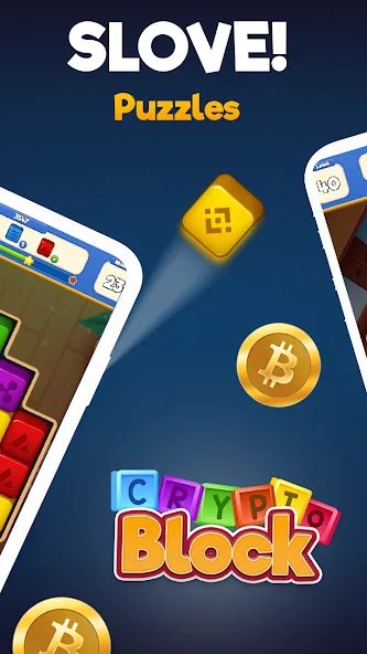 Crypto Blocks Puzzle Challenge  [МОД Бесконечные монеты] Screenshot 2