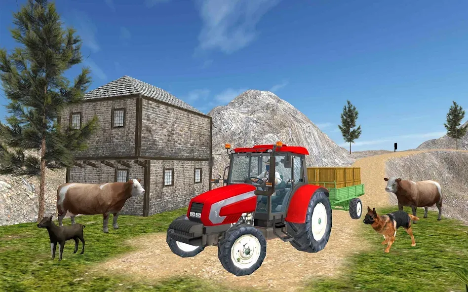 Tractor Driver 3D Farming Sim (Тракторист 3D Симулятор Фермерства)  [МОД Unlimited Money] Screenshot 1