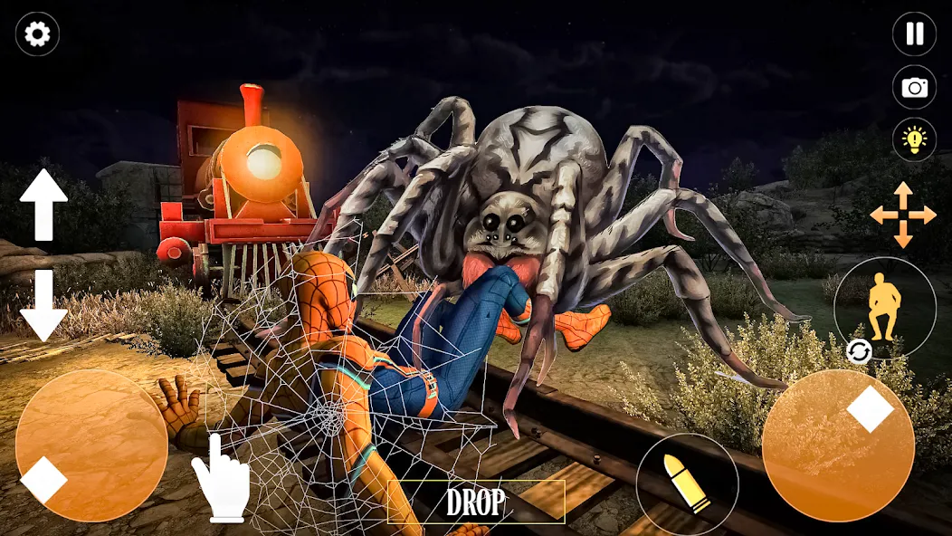 Horror Spider : Scary Train  [МОД Бесконечные деньги] Screenshot 4