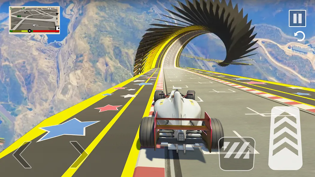 Formula Car Stunt - Car Games (Формула автомобиль трюк)  [МОД Бесконечные монеты] Screenshot 5