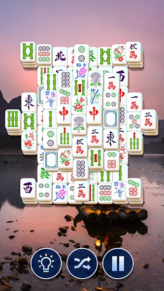 Mahjong Club - Solitaire Game  [МОД Бесконечные монеты] Screenshot 2