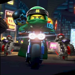 Взломанная Go Ninja Moto Race (Го Ниндзя Мото Гонка)  [МОД Много монет] - полная версия apk на Андроид
