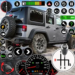 Взломанная Offroad Jeep Driving & Parking  [МОД Unlocked] - полная версия apk на Андроид