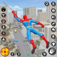 Скачать взломанную Spider Rope Hero Spider Games  [МОД Много монет] - последняя версия apk на Андроид