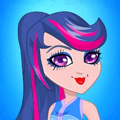Скачать взлом Pony College Student Dress Up (Пони Студент Колледжа Одеваются)  [МОД Mega Pack] - стабильная версия apk на Андроид