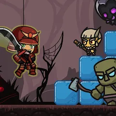 Взломанная samurai adventure (самурайские приключения)  [МОД Много монет] - стабильная версия apk на Андроид