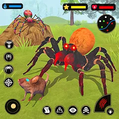 Взлом Spider Simulator - Creepy Tad (Спайдер Симулятор)  [МОД Много денег] - стабильная версия apk на Андроид