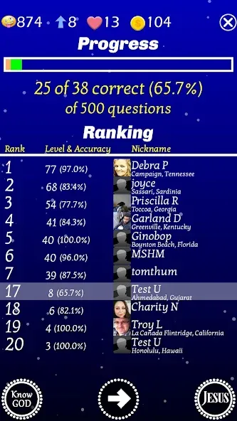 Jesus Bible Trivia Games Quiz (Джизус Библ Тривиа Геймс Квиз)  [МОД Бесконечные монеты] Screenshot 5