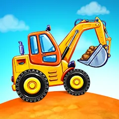 Скачать взломанную Truck games - build a house  [МОД Unlimited Money] - последняя версия apk на Андроид