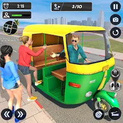 Скачать взлом Tuk Tuk Auto Driving Games 3D  [МОД Unlimited Money] - стабильная версия apk на Андроид