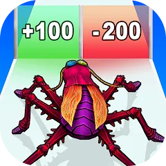 Взломанная Insect Run - Spider Evolution (Инсект Эволюшн Ран)  [МОД Много монет] - последняя версия apk на Андроид