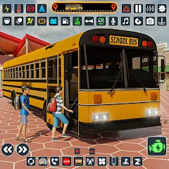 Скачать взлом School Bus 3d : City Bus Games (Школьный автобус симулятор игры на автобусе)  [МОД Бесконечные деньги] - стабильная версия apk на Андроид