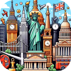 Взлом Capitals of the World - Quiz 1  [МОД Mega Pack] - полная версия apk на Андроид
