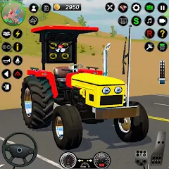 Скачать взлом Real Farmer Tractor Drive Game (Фармер Трактор 3Д Фермерские Игры)  [МОД Много монет] - полная версия apk на Андроид