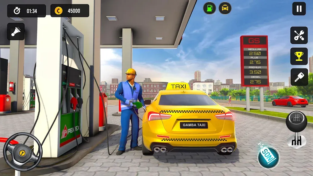 Taxi Simulator 3d Taxi Driver  [МОД Mega Pack] Screenshot 3